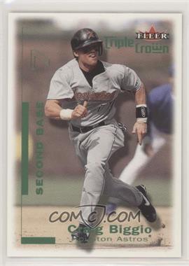 2001 Fleer Triple Crown - [Base] - RBI Green #69 - Craig Biggio /35