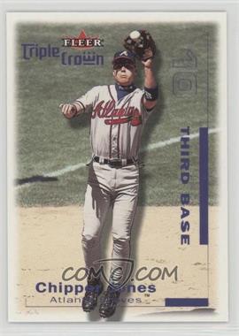 2001 Fleer Triple Crown - [Base] - Retail Purple #41 - Chipper Jones