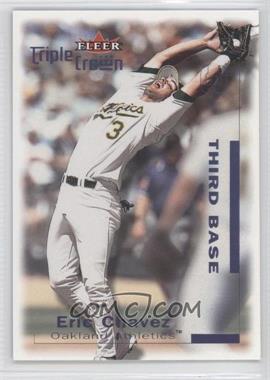 2001 Fleer Triple Crown - [Base] - Retail Purple #70 - Eric Chavez