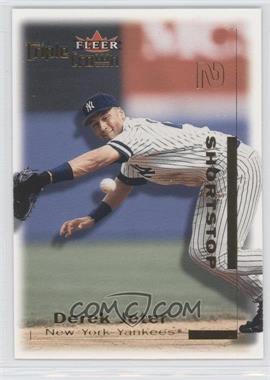 2001 Fleer Triple Crown - [Base] #1 - Derek Jeter