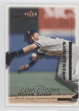 2001 Fleer Triple Crown - [Base] #1 - Derek Jeter