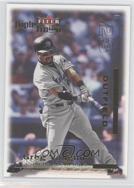 2001 Fleer Triple Crown - [Base] #132 - Greg Vaughn