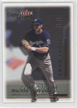 2001 Fleer Triple Crown - [Base] #17 - Richie Sexson