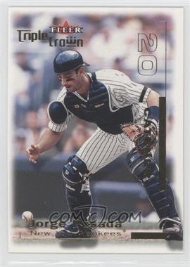 2001 Fleer Triple Crown - [Base] #250 - Jorge Posada