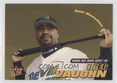 2001 Fleer Ultra - [Base] - Gold Medallion Edition #102G - Greg Vaughn