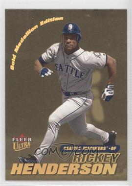 2001 Fleer Ultra - [Base] - Gold Medallion Edition #168G - Rickey Henderson