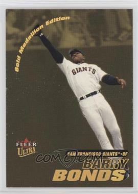 2001 Fleer Ultra - [Base] - Gold Medallion Edition #182G - Barry Bonds