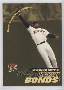 2001 Fleer Ultra - [Base] - Gold Medallion Edition #182G - Barry Bonds