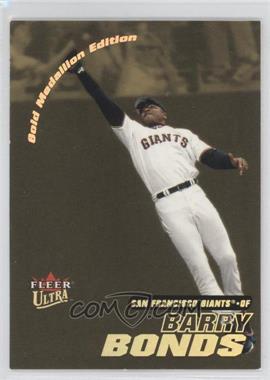 2001 Fleer Ultra - [Base] - Gold Medallion Edition #182G - Barry Bonds