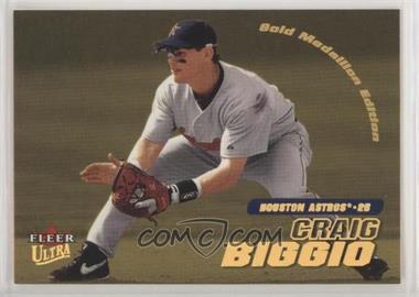 2001 Fleer Ultra - [Base] - Gold Medallion Edition #214G - Craig Biggio