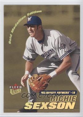 2001 Fleer Ultra - [Base] - Gold Medallion Edition #26G - Richie Sexson