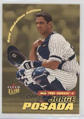 2001 Fleer Ultra - [Base] - Gold Medallion Edition #86G - Jorge Posada