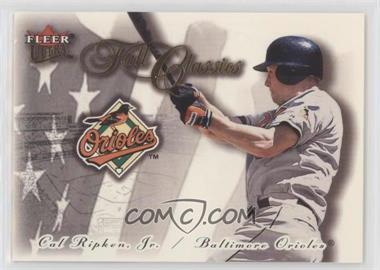 2001 Fleer Ultra - Fall Classics #5FC - Cal Ripken Jr.