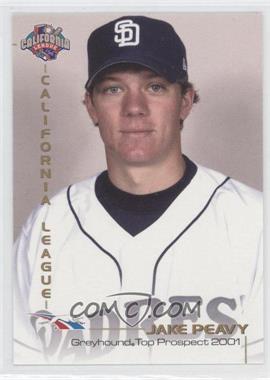 2001 Grandstand California League Top Prospects - [Base] #_JAPE - Jake Peavy