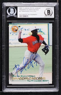 2001 Grandstand Florida State League Top Prospects - [Base] #_BRPH - Brandon Phillips [BAS Authentic]