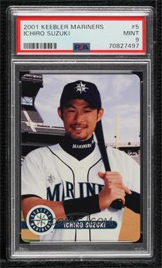 2001 Keebler Seattle Mariners - Stadium Giveaway [Base] #5 - Ichiro Suzuki [PSA 9 MINT]