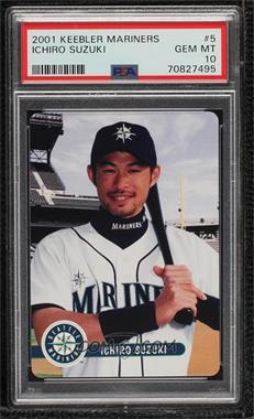 2001 Keebler Seattle Mariners - Stadium Giveaway [Base] #5 - Ichiro Suzuki [PSA 10 GEM MT]