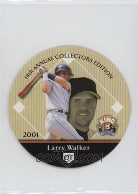 2001 King-B Collector's Edition Discs - [Base] #_LAWA - Larry Walker