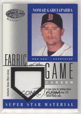 2001 Leaf Certified Materials - Fabric of the Game - Career Stats #FG-70 - Nomar Garciaparra /333