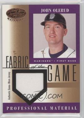 2001 Leaf Certified Materials - Fabric of the Game #FG-116 - John Olerud