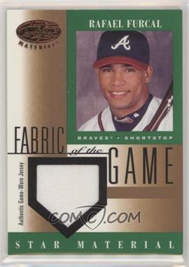 2001 Leaf Certified Materials - Fabric of the Game #FG-96 - Rafael Furcal