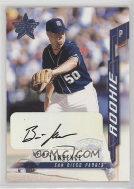2001 Leaf Rookies & Stars - [Base] - Autographs #197 - Brian Lawrence