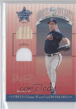 2001 Leaf Rookies & Stars - Dress For Success #DFS-13 - Greg Maddux