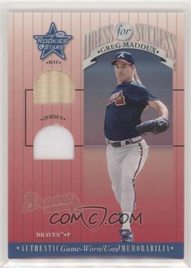 2001 Leaf Rookies & Stars - Dress For Success #DFS-13 - Greg Maddux