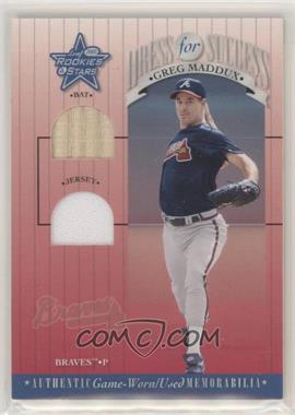 2001 Leaf Rookies & Stars - Dress For Success #DFS-13 - Greg Maddux