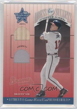 2001 Leaf Rookies & Stars - Dress For Success #DFS-19 - Chipper Jones