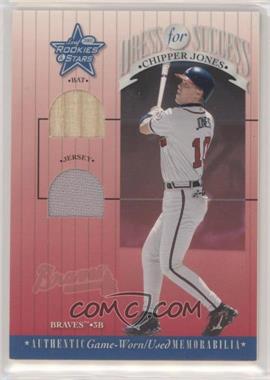 2001 Leaf Rookies & Stars - Dress For Success #DFS-19 - Chipper Jones