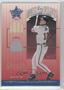 2001 Leaf Rookies & Stars - Dress For Success #DFS-19 - Chipper Jones