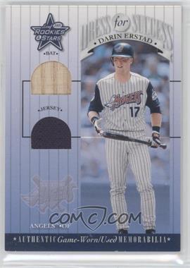 2001 Leaf Rookies & Stars - Dress For Success #DFS-23 - Darin Erstad