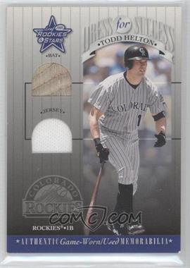 2001 Leaf Rookies & Stars - Dress For Success #DFS-8 - Todd Helton