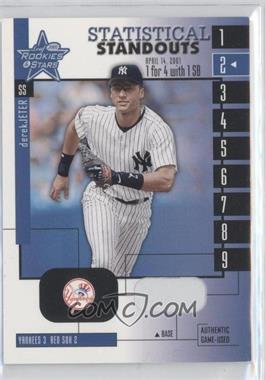 2001 Leaf Rookies & Stars - Statistical Standouts #SS-20 - Derek Jeter