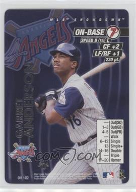2001 MLB Showdown - [Base] - Edition 1 #001 - Garret Anderson