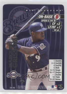 2001 MLB Showdown - [Base] - Edition 1 #236 - Marquis Grissom