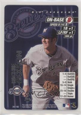 2001 MLB Showdown - [Base] - Edition 1 #243 - Richie Sexson