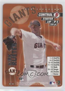 2001 MLB Showdown - [Base] - Edition 1 #383 - Kirk Rueter