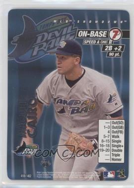 2001 MLB Showdown - [Base] - Edition 1 #418 - Miguel Cairo