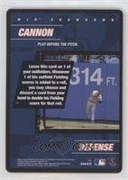 Defense - Cannon