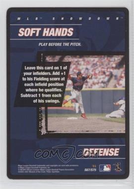 2001 MLB Showdown - Strategy #S67 - Defense - Soft Hands