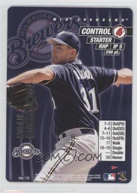 2001 MLB Showdown Pennant Run - [Base] #044 - Paul Rigdon