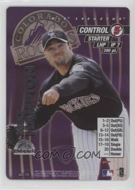 2001 MLB Showdown Pennant Run - [Base] #047 - Mike Hampton
