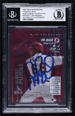 2001 MLB Showdown Pennant Run - [Base] #168 - Albert Pujols [BAS BGS Authentic]