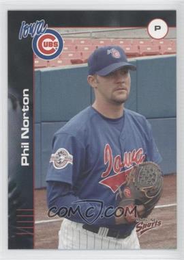 2001 Multi-Ad Sports Iowa Cubs - [Base] #14 - Phil Norton