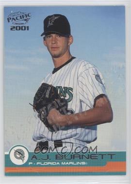 2001 Pacific - [Base] - Retail LTD #166 - A.J. Burnett /85