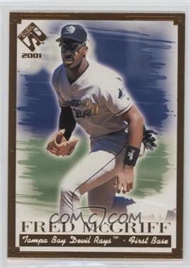 2001 Pacific Private Stock - [Base] - Gold Portraits Missing Serial Number #115 - Fred McGriff