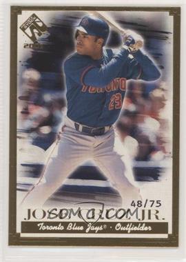 2001 Pacific Private Stock - [Base] - Gold Portraits #122 - Jose Cruz /75