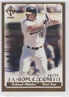 Jason Giambi #/75